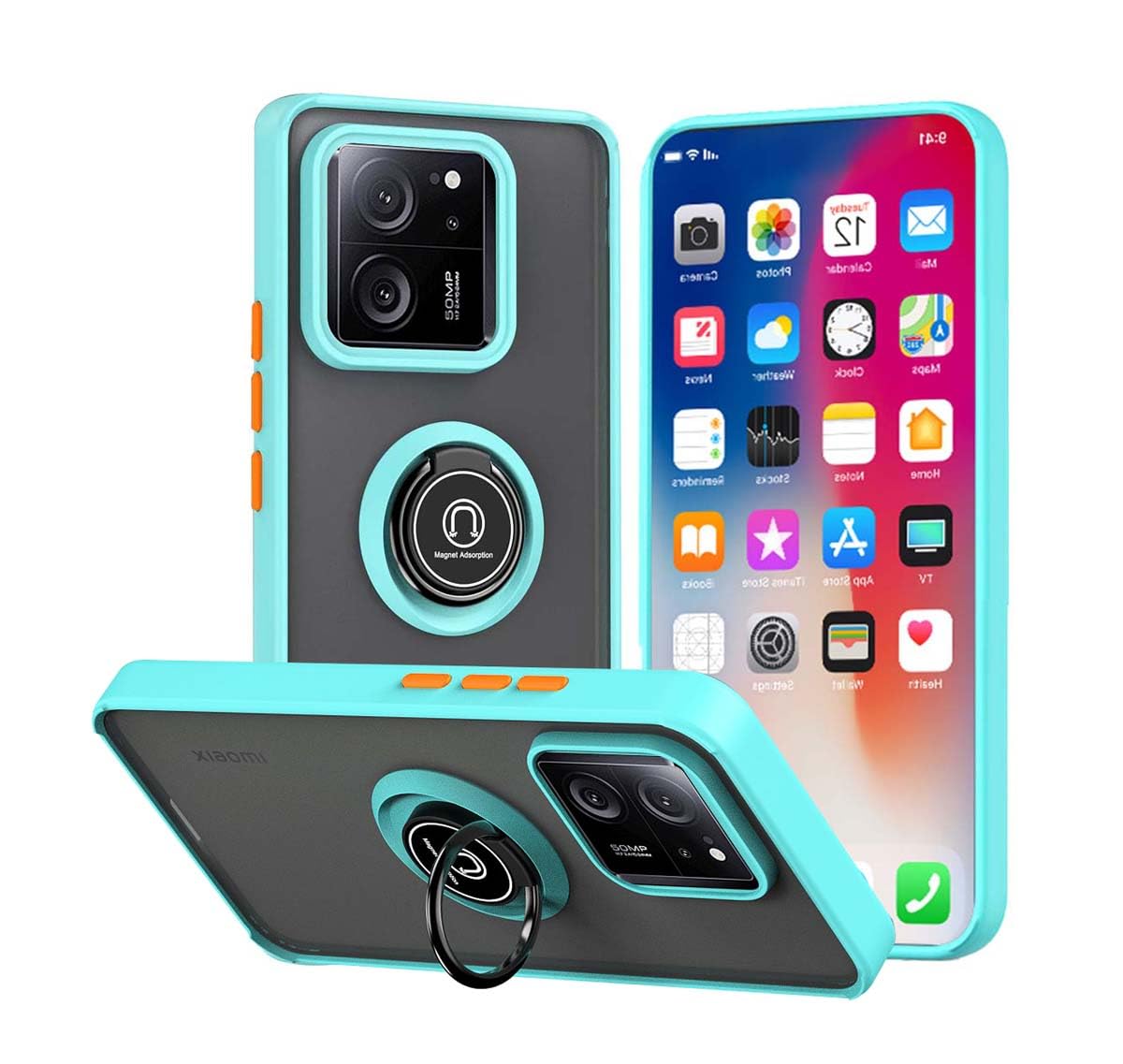 GOKEN-ring-ovitek-za-Xiaomi-13T-in-13T-Pro-modra