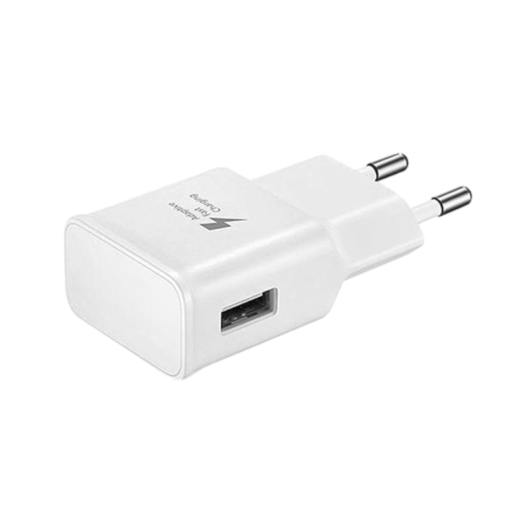 Hišni polnilec za hitro polnjenje USB A (bulk) – Infostyle – Bela