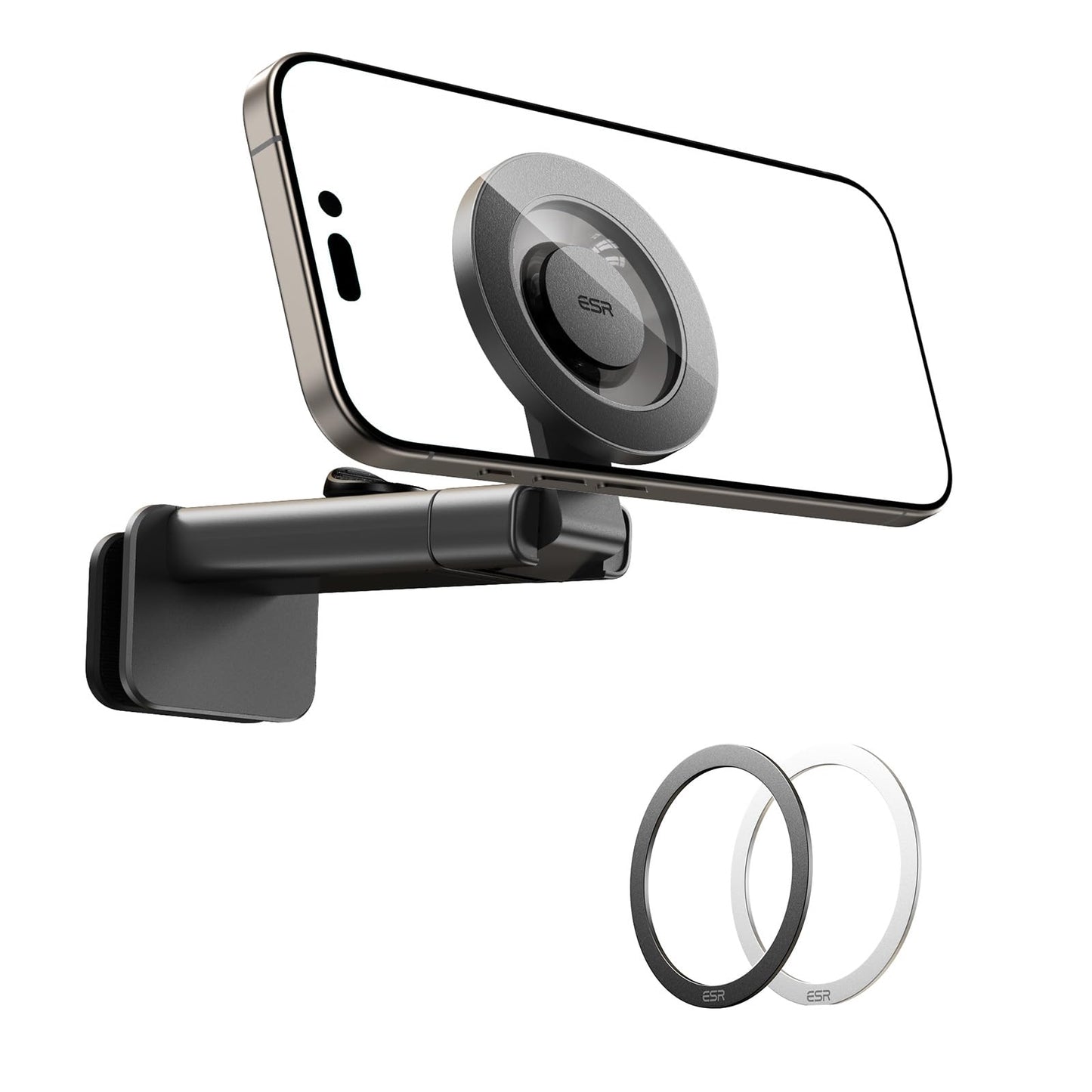 ESR nosilec za telefon namizni magnetni SkyGrip črna
