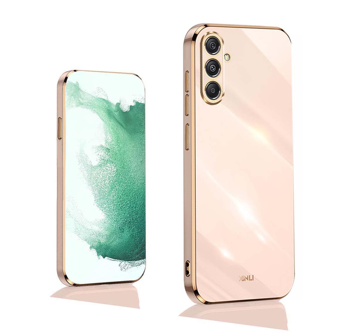 GOKEN Ovitek za Samsung Galaxy S23 FE 5G – Tanek TPU Silikonski Zaščitni Ovitek Roza