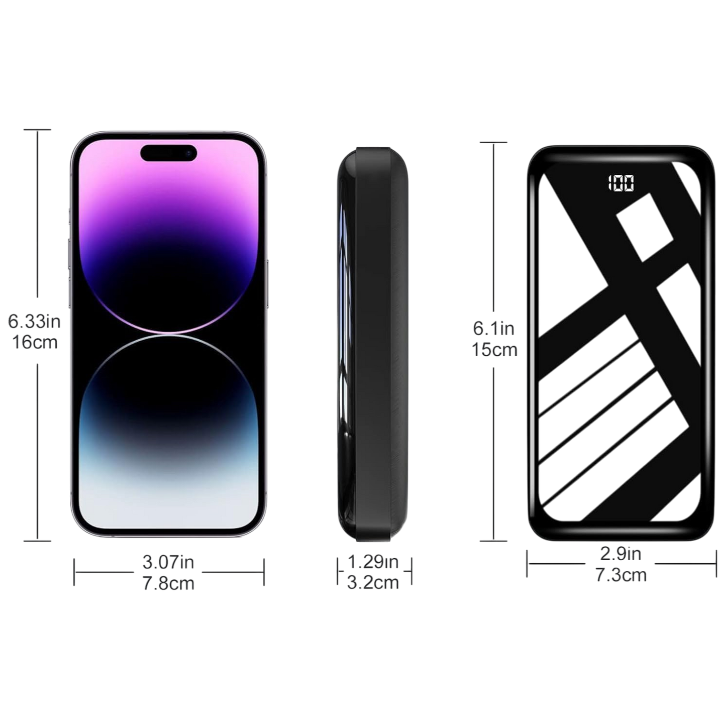 Bextoo Power Bank 27000 mAh s LCD zaslonom
