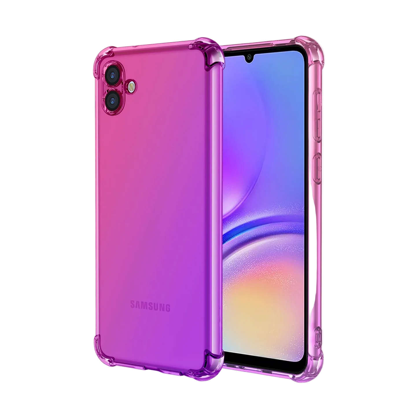 Silikonski ovitek Colorit za Samsung Galaxy A05 v roza in vijolični barvi