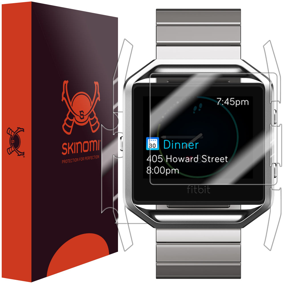 Skinomi TechSkin zaštitna folija za Fitbit Blaze – full body samozacjeljujuća HD zaštita