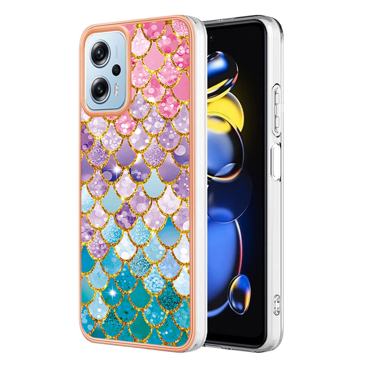 HAOYE maska za Xiaomi Poco X4 GT 5G – sjajni TPU + PC