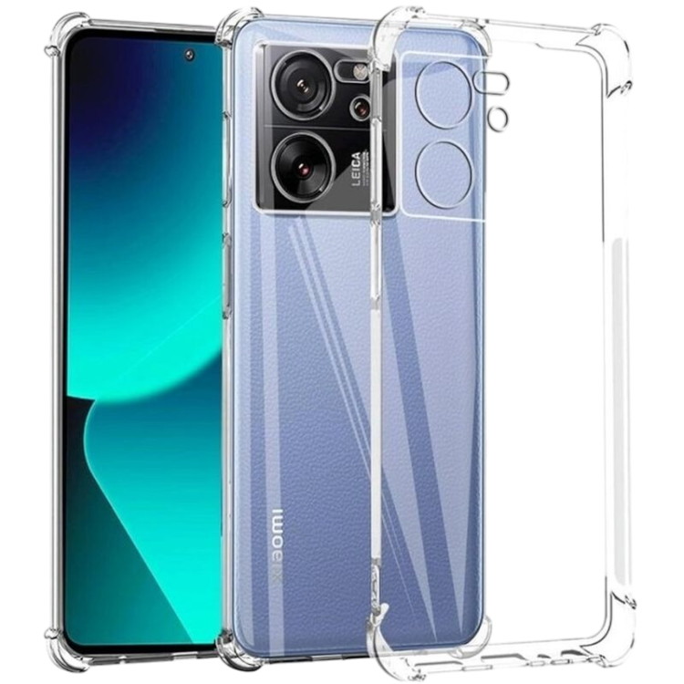 Ovitek za telefon "Shockproof Clear Silicone" Xiaomi 13T/13T Pro – Infostyle – Prozorna