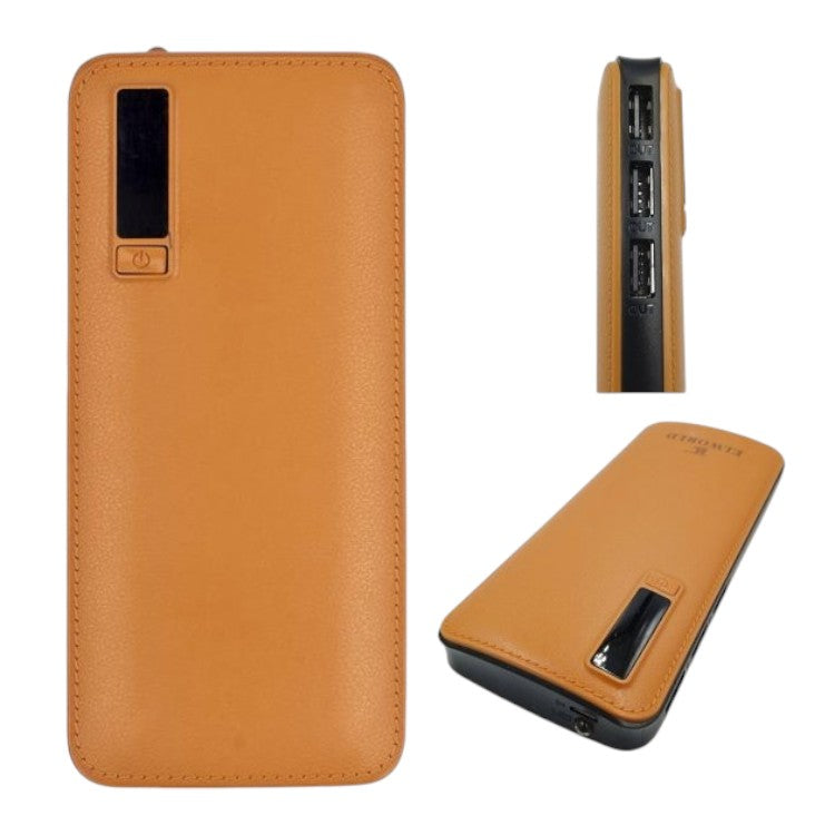 Powerbank 20000mAh usnjen 3x USB – Infostyle