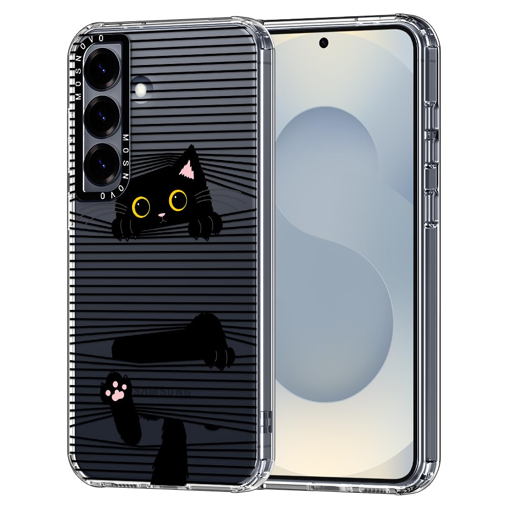 Ovitek MOSNOVO za Samsung Galaxy S25 Plus - Hidden Black Cat: MOSNOVO ovitek Samsung Galaxy S25 Plus Hidden Black Cat