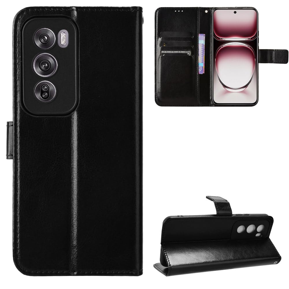 Preklopna futrola za OPPO Reno 12 Pro 5G – crna