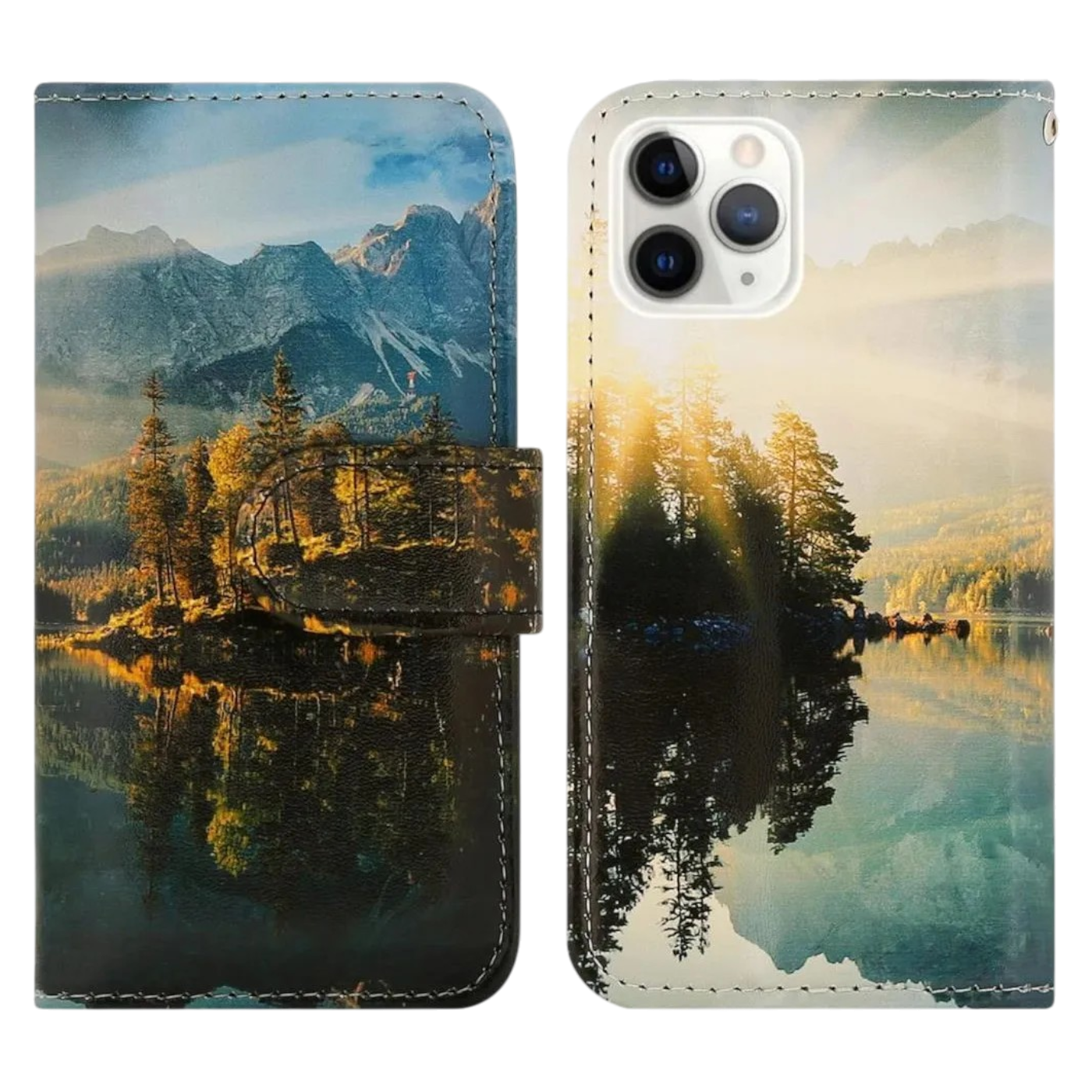 Preklopna torbica Koonero Landscapes za iPhone 14 Pro zaščitni etui z motivom pokrajine
