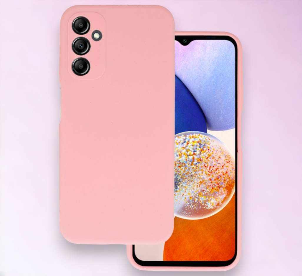 Silikonski ovitek "Lite" za Samsung Galaxy A52s - Svetlo roza – Vennus – Svetlo roza / Silikon