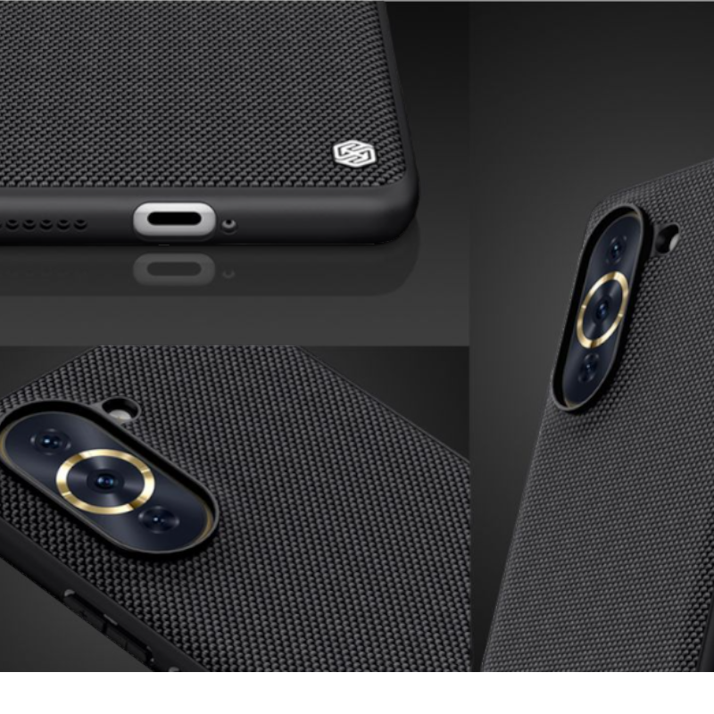 Ovitek "Nillkin Textured case" za Huawei Nova 10 Pro - črna
