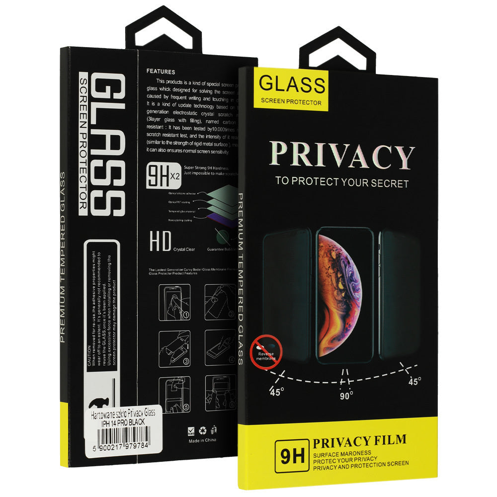 Zaščitno steklo Privacy za iPhone 16 Pro/17/17 Pro – Infostyle