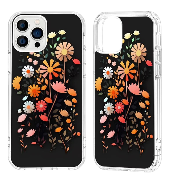 Ovitek za telefon + zaščitno steklo "Windmill Flower" iPhone 12/12 Pro – Infostyle