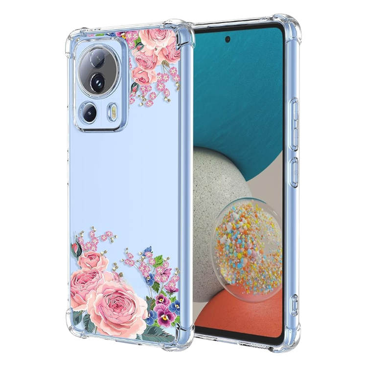 Ovitek "Roses" za Xiaomi 13 Lite – Infostyle – Prozorna
