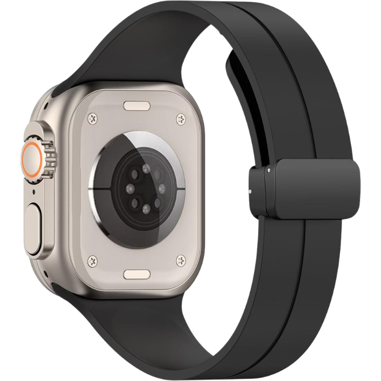 Pašček za uro "W011" Apple Watch 38/40/41mm, črna – Techsuit – Črna