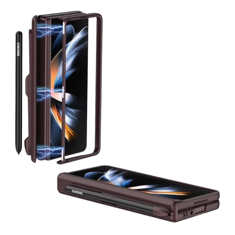 Ovitek za Samsung Galaxy Z Fold 4, vinsko rdeča – Infostyle