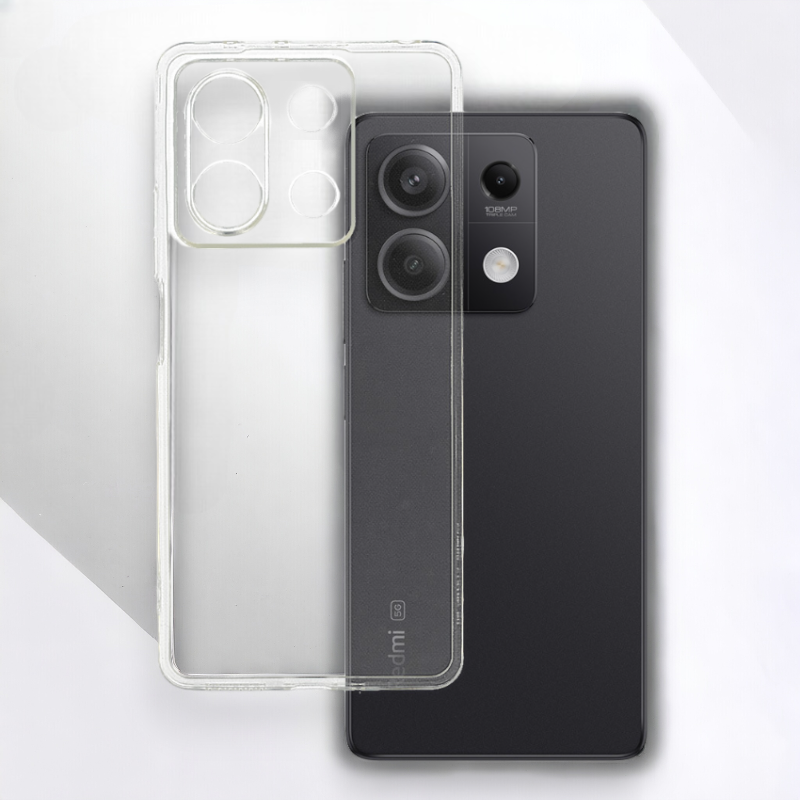 Silikonski ovitek "Ultra Clear" za Xiaomi Redmi Note 13 5G (1mm) - Prozoren – Infostyle – Prozorna / Silikon