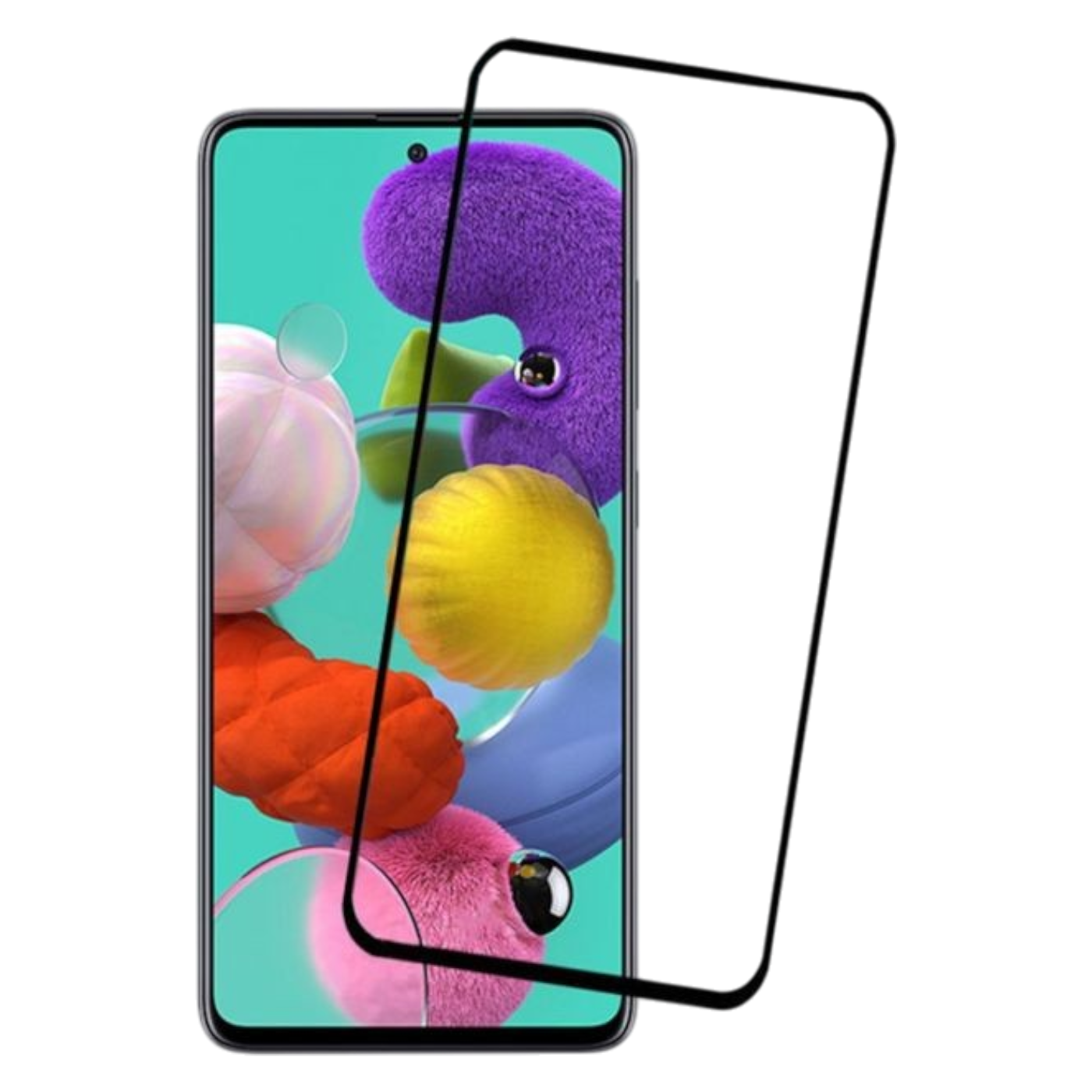 Zaščitno steklo s črno obrobo za Huawei Mate 20 Lite zaščita zaslona