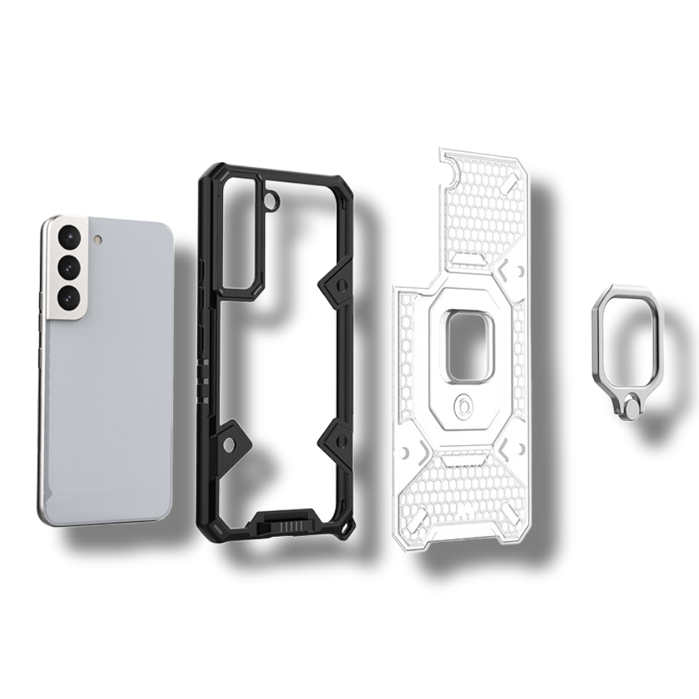 Silikonski ovitek "Honeycomb armor ring" za Huawei nova 9 - Modra – Infostyle