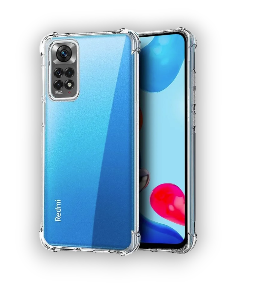 Silikonski ovitek "Antishock" za Xiaomi Redmi Note 11 4G (0.5 mm) - Transparent – Infostyle – Prozorna / TPU silikon