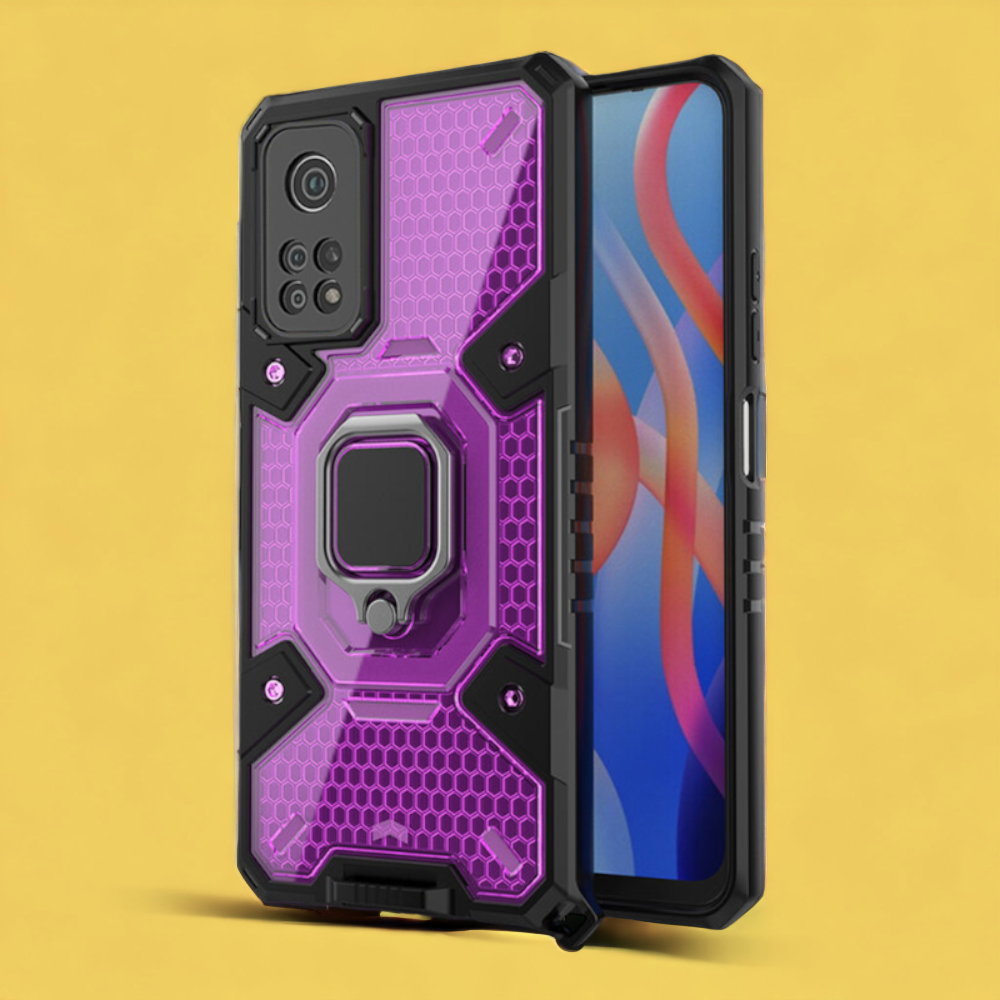 Silikonski ovitek "Honeycomb armor ring" za Xiaomi Poco M4 Pro 5G – Infostyle