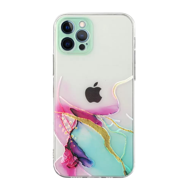 Ovitek "Aquarelle" iPhone 12 Pro Max – Infostyle – Roza