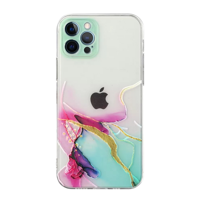Ovitek "Aquarelle" iPhone 12 Pro Max – Infostyle – Roza
