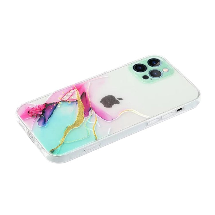 Ovitek "Aquarelle" iPhone 12 Pro Max – Infostyle – Oranžna