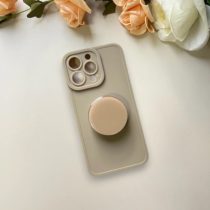Silikonski ovitek "Popsocket" za iPhone 14 Plus – Infostyle – Zelena / TPU silikon
