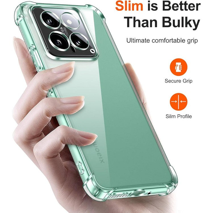 Ovitek za telefon Xiaomi 14, prozoren – Techsuit