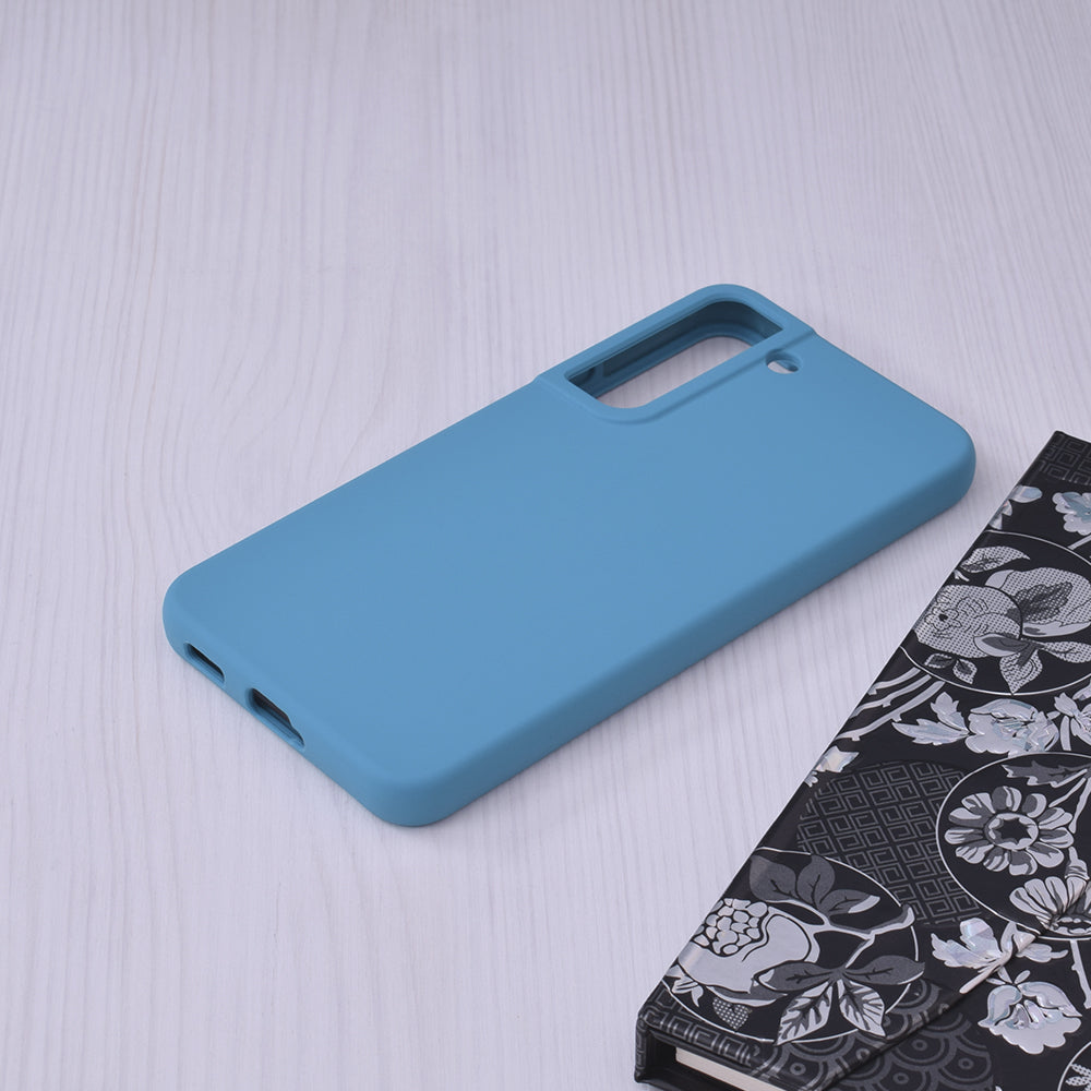 Silikonski ovitek "Soft Edge" za Samsung Galaxy S21 Fe – Techsuit – Svetlo modra / TPU silikon