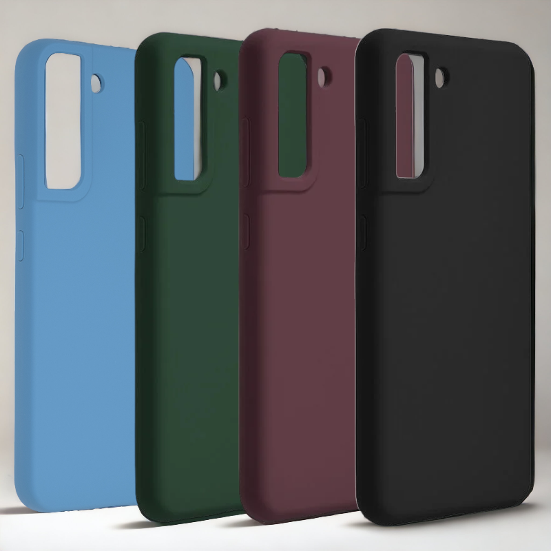 Silikonski ovitek "Soft Edge" za Samsung Galaxy S21 Fe – Techsuit – Črna / TPU silikon