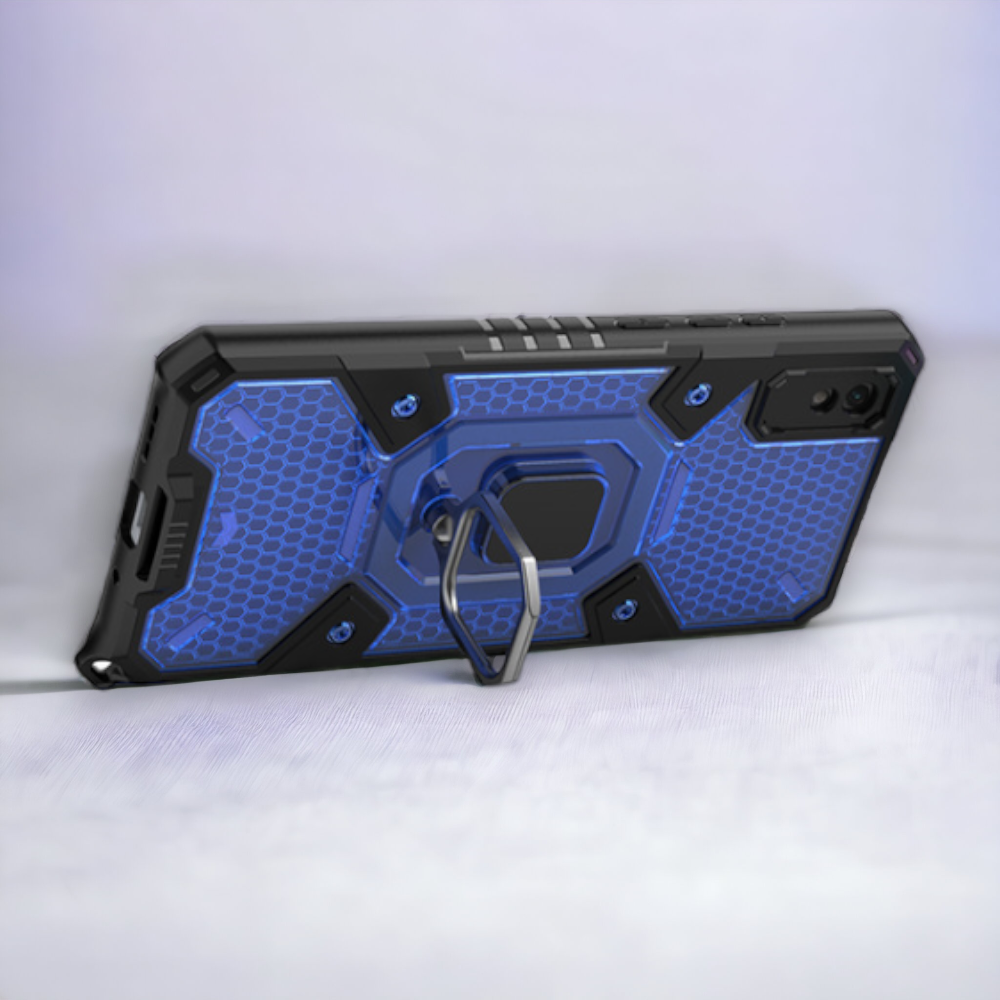 Silikonski ovitek "Honeycomb armor ring" za Xiaomi Redmi 9A – Infostyle