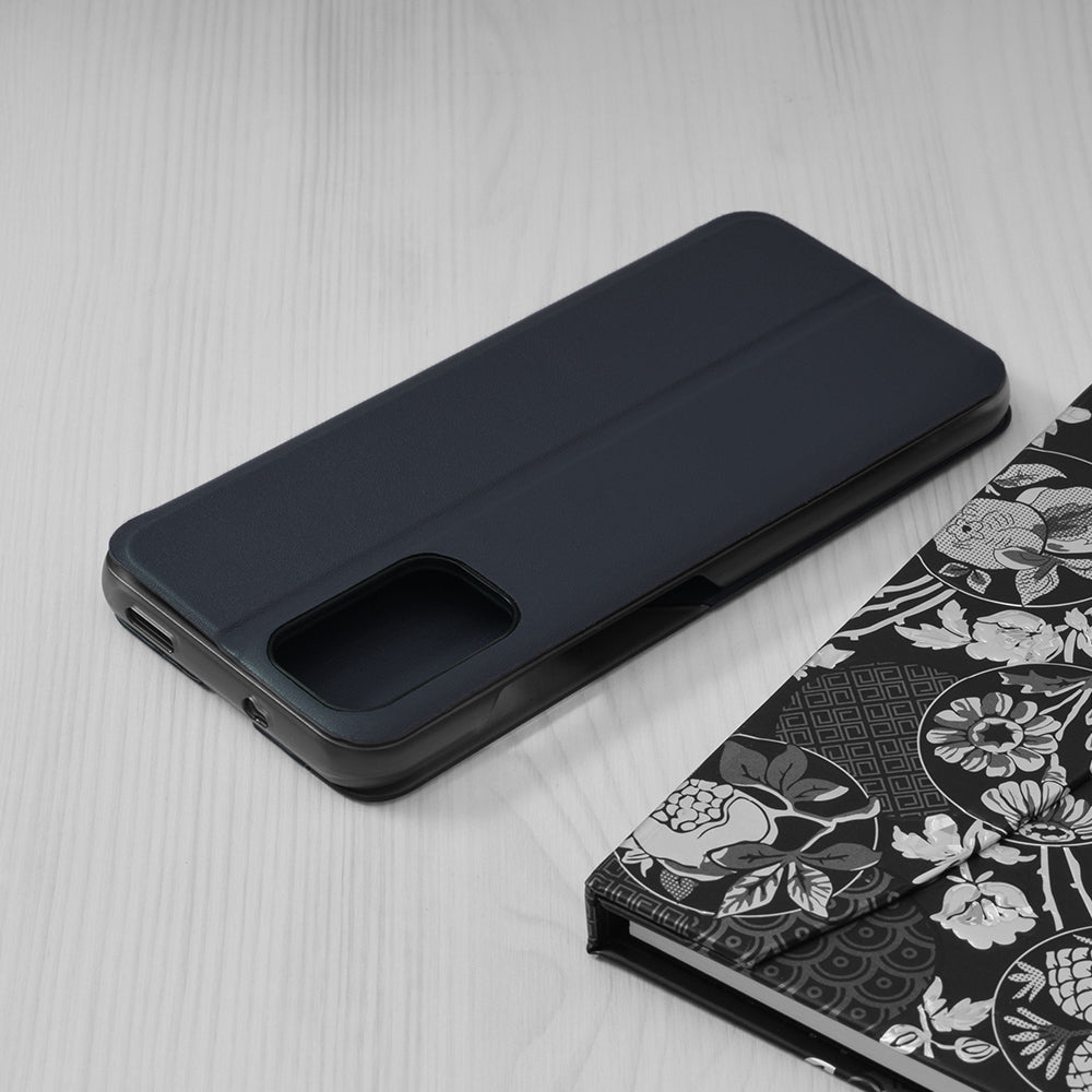 Pametna preklopna torbica za Samsung Galaxy A03S – Infostyle – Temno zelena / Ekološko usnje + PC