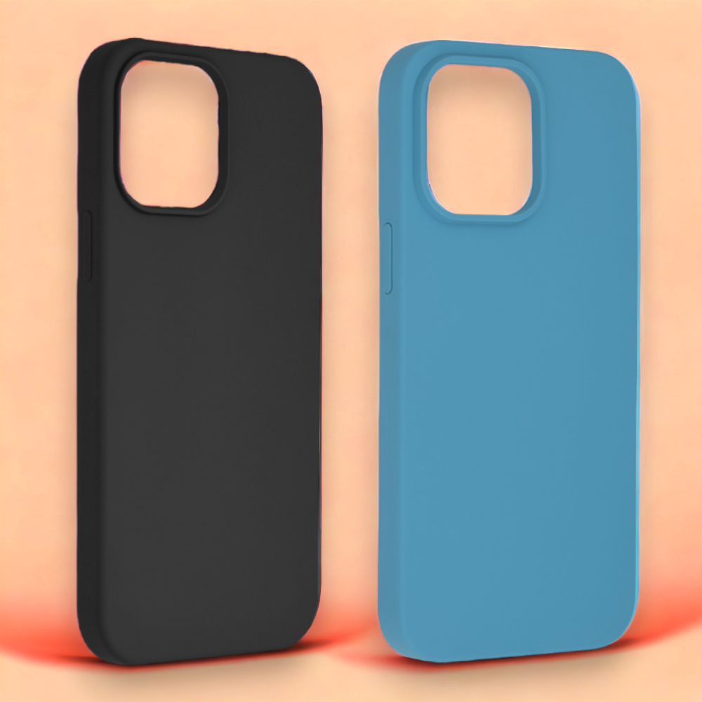 Silikonski ovitek "Soft Edge" za iPhone 14 Pro Max – Techsuit – Črna / TPU silikon