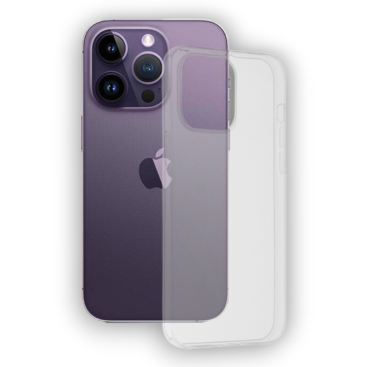 Silikonski ovitek za iPhone 14 Plus (2mm)/15 Plus - Prozoren – Techsuit – Prozorna / Silikon