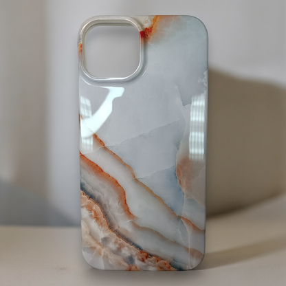 Silikonski ovitek "Marble Stone" za iPhone 14 – Infostyle