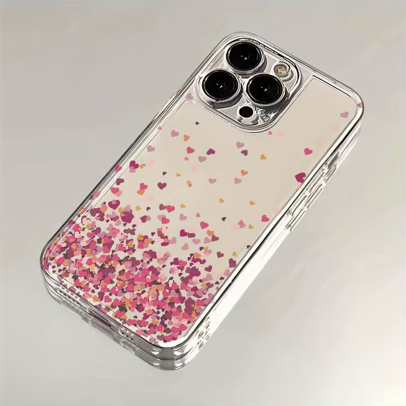 Silikonska prozirna zaštitna maskica "Srca" za Motorola Moto G54 5G