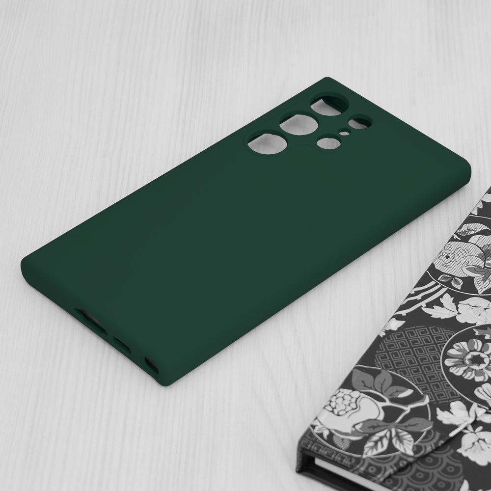 Silikonski ovitek "Soft Edge" za Samsung Galaxy S23 Ultra – Techsuit – Vijolična / TPU silikon