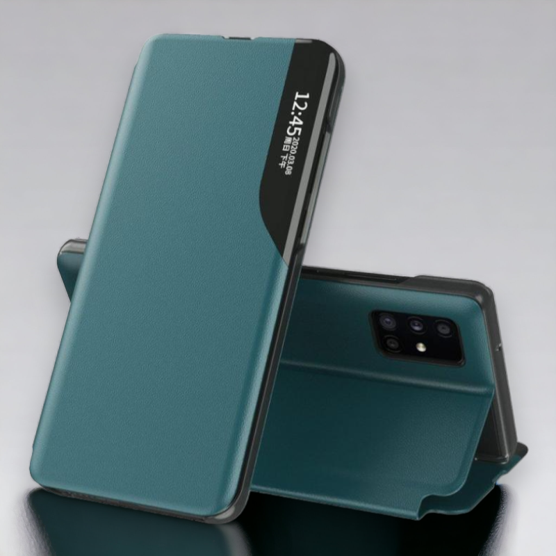 Pametna preklopna torbica za Samsung Galaxy A13 5G – Infostyle – Rdeča / Ekološko usnje + PC