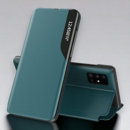 Pametna preklopna torbica za Samsung Galaxy A13 5G – Infostyle – Rdeča / Ekološko usnje + PC