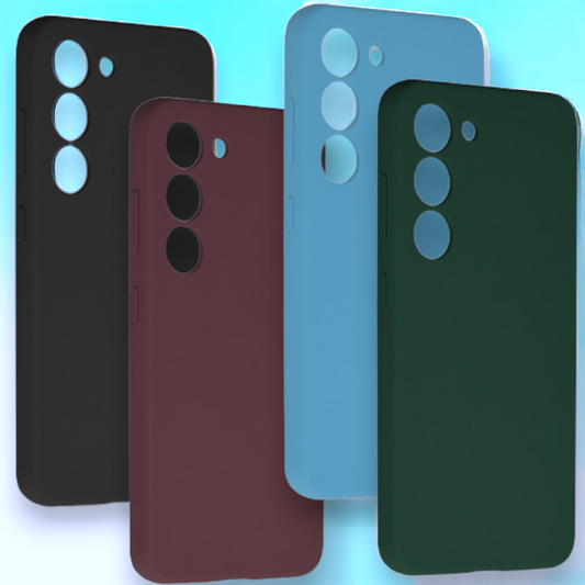 Silikonski ovitek "Soft Edge" za Samsung Galaxy S23 – Techsuit – Črna / TPU silikon