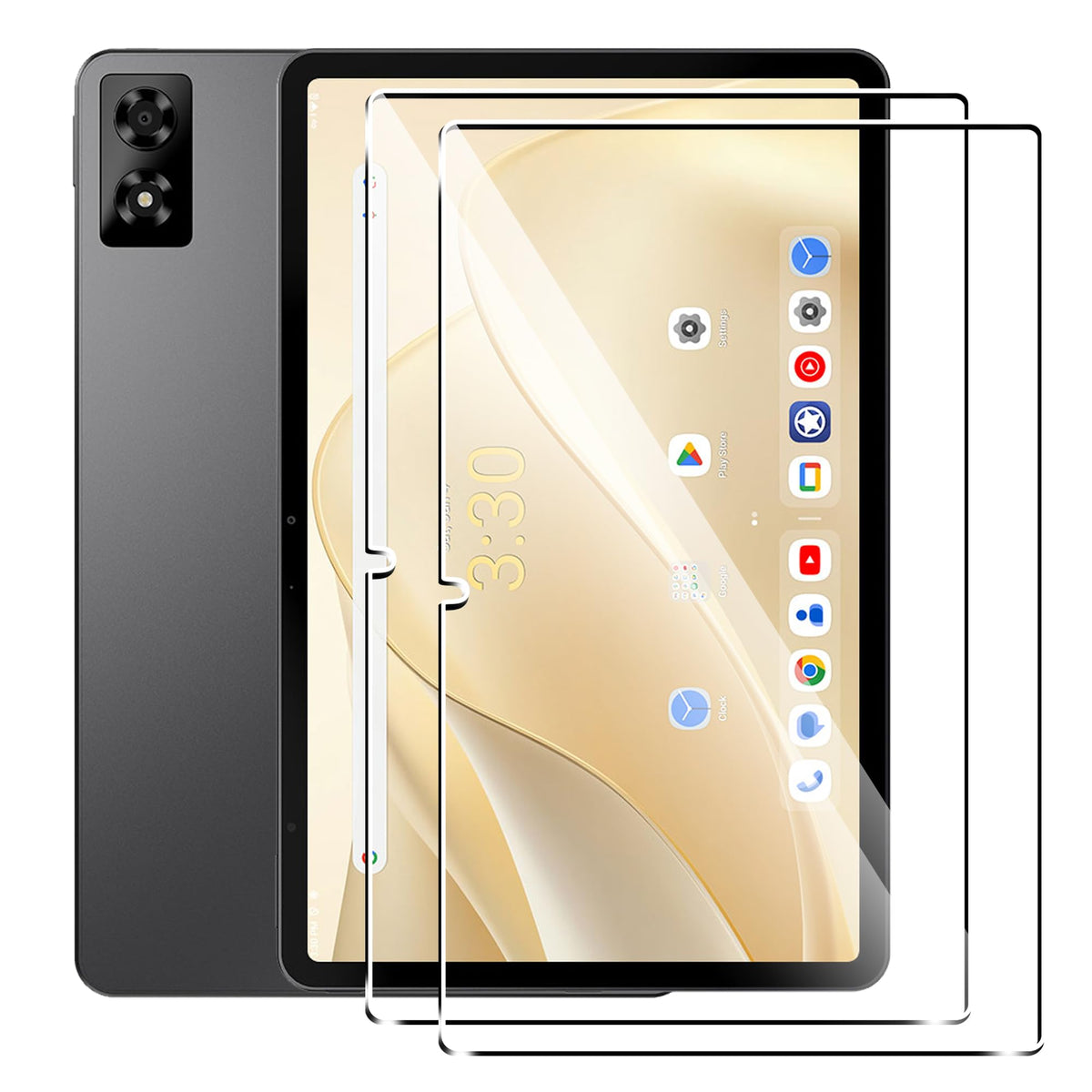 Heioloo 2 komada zaštitnog kaljenog stakla za Lenovo Legion Tab – 14H, ultra prozirno, protiv ogrebotina