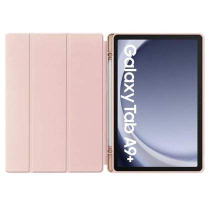 Ovitek za tablični računalnik za Samsung Galaxy Tab A9 Plus z držalom za pisalo - roza – Techsuit