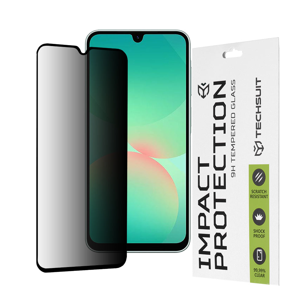 Zašèitno privacy steklo za Samsung Galaxy A57 5G s èrnim robom