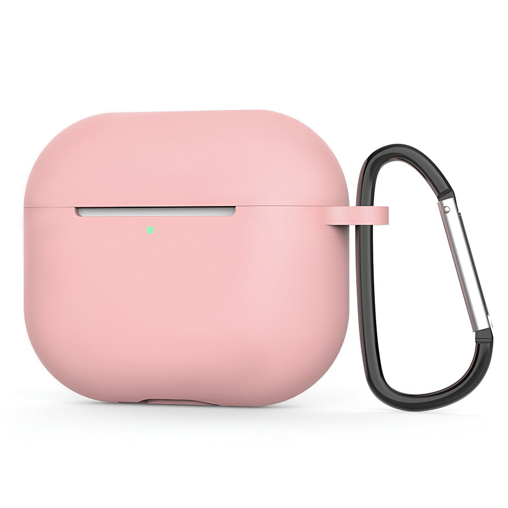 Techsuit silikonski ovitek za AirPods 4 temno roza