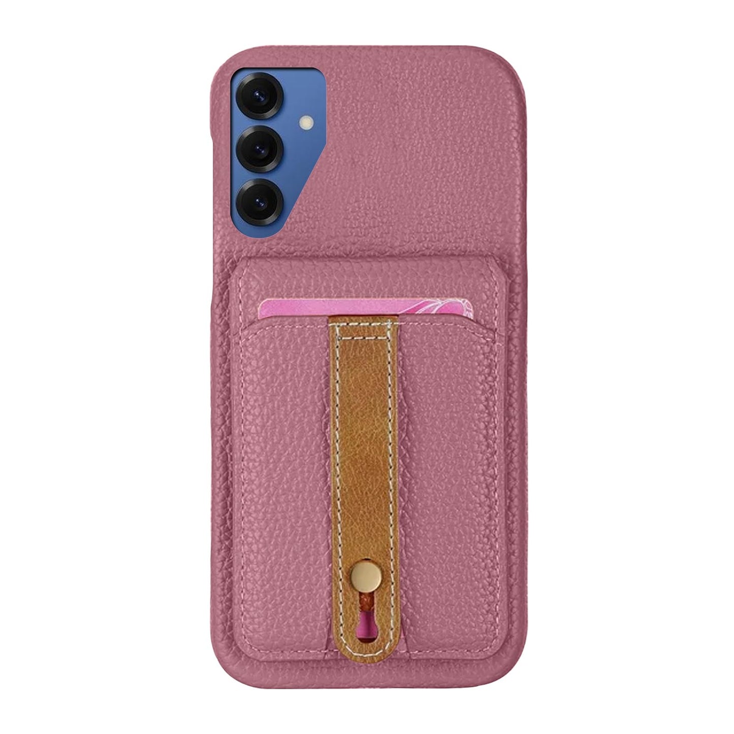Usnjen-ovitek-za-Samsung-Galaxy-S25-Ultra-držalo-za-kartice-roza:Usnjen ovitek za Samsung Galaxy S25 Ultra – držalo za kartice, roza