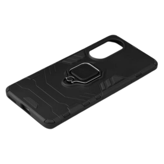 Silikonski ovitek "ring" za Huawei nova 10 Pro - Črna – Infostyle – Črna / PC + TPU silikon