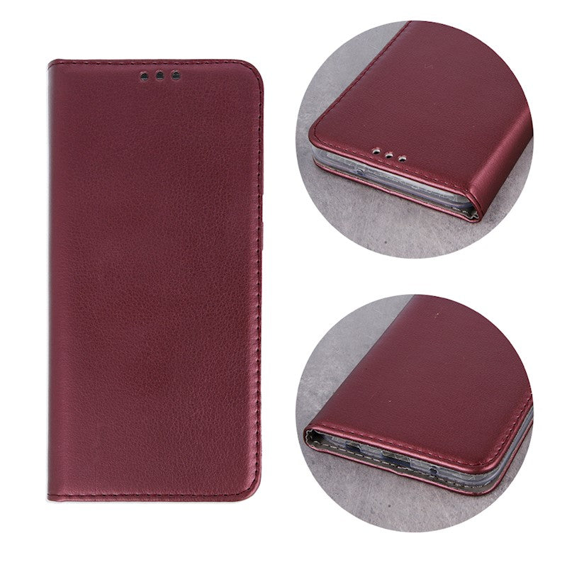Preklopna torbica za Honor 600 Lite, Magnetic – bordo