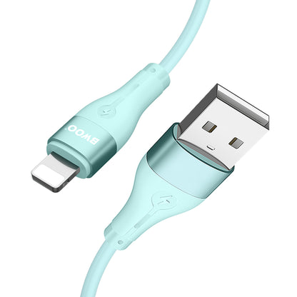 BWOO X280L USB na Lightning kabel 1 m 3A zelen